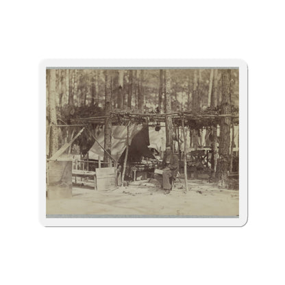 A Camp In Front Of Petersburg, Va. August, 1864 (U.S. Civil War) Refrigerator Magnet-2" x 2"-The Sticker Space