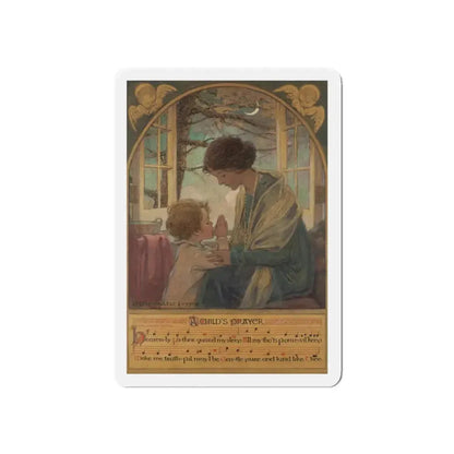 A Child's Prayer, book cover, 1925 (Magazine Illustration) Refrigerator Magnet - The Sticker Space