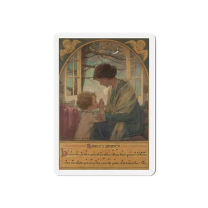 A Child's Prayer, book cover, 1925 (Magazine Illustration) Refrigerator Magnet - The Sticker Space
