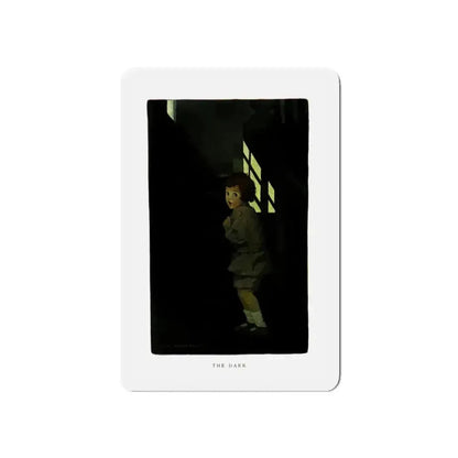 A Child's World - The Dark, McClure's Magazine, December 1909 (Magazine Illustration) Refrigerator Magnet 5 Inch - The Sticker Space