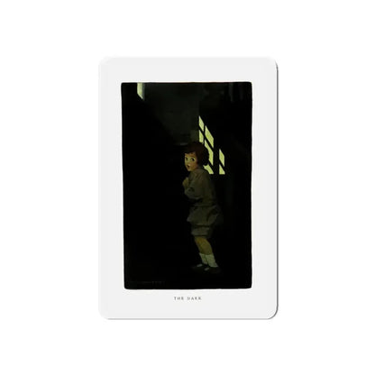 A Child's World - The Dark, McClure's Magazine, December 1909 (Magazine Illustration) Refrigerator Magnet - The Sticker Space