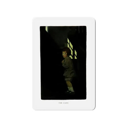 A Child's World - The Dark, McClure's Magazine, December 1909 (Magazine Illustration) Refrigerator Magnet - The Sticker Space