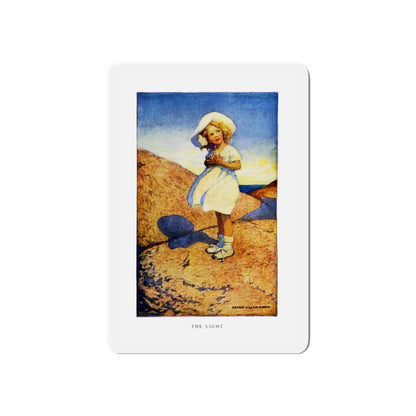 A Child's World - The Light, McClure's Magazine, December 1909 (Magazine Illustration) Refrigerator Magnet-6 × 6"-The Sticker Space