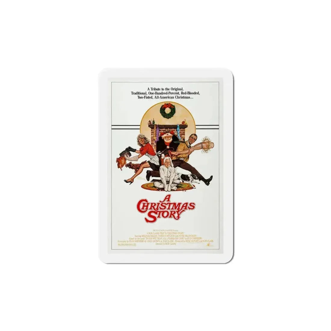 A Christmas Story 1983 Movie Poster Refrigerator Magnet 6 Inch - The Sticker Space