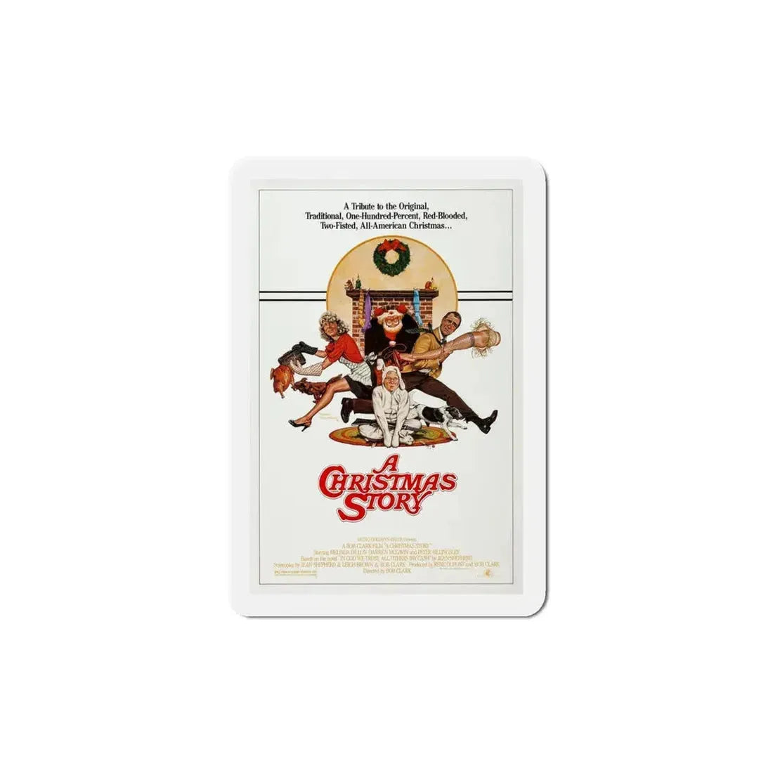 A Christmas Story 1983 Movie Poster Refrigerator Magnet - The Sticker Space