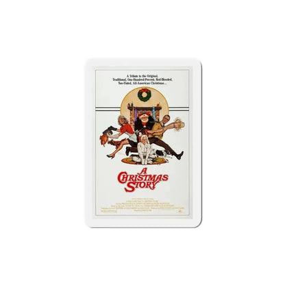 A Christmas Story 1983 Movie Poster Refrigerator Magnet - The Sticker Space
