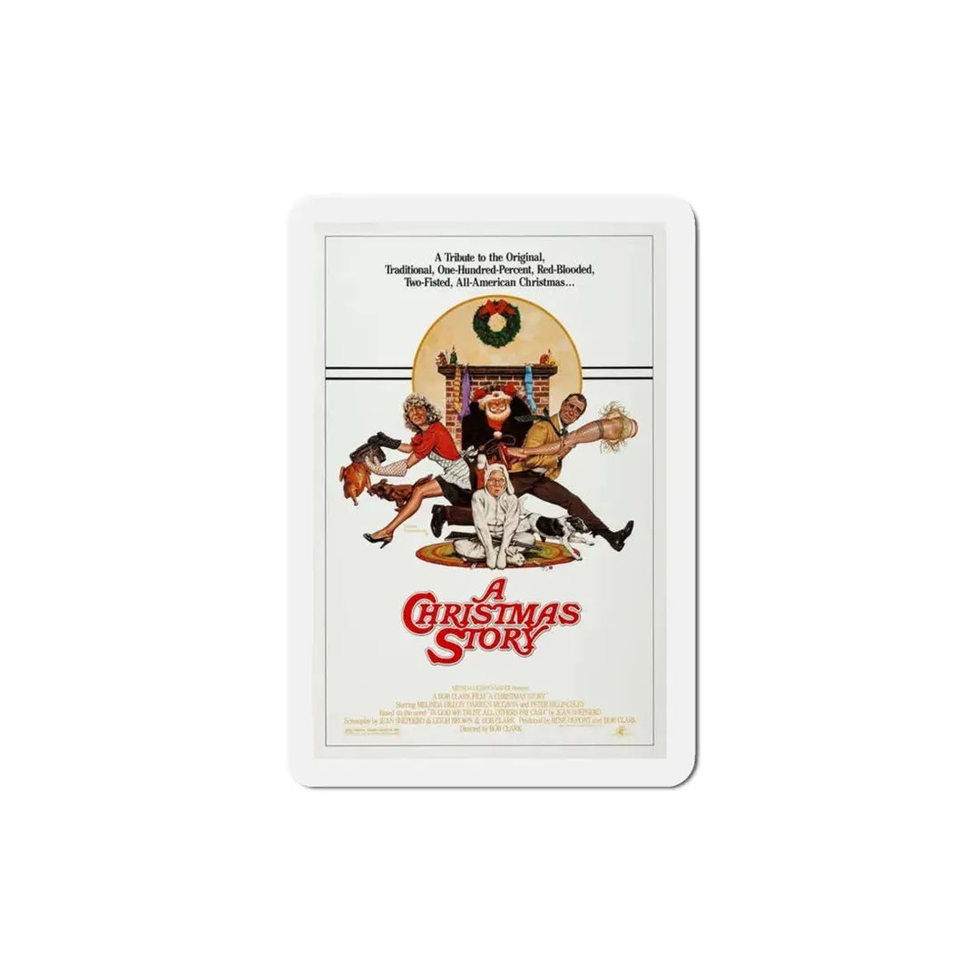 A Christmas Story 1983 Movie Poster Refrigerator Magnet - The Sticker Space