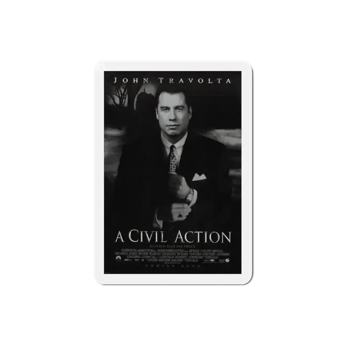 A Civil Action 1998 Movie Poster Refrigerator Magnet 2 Inch - The Sticker Space