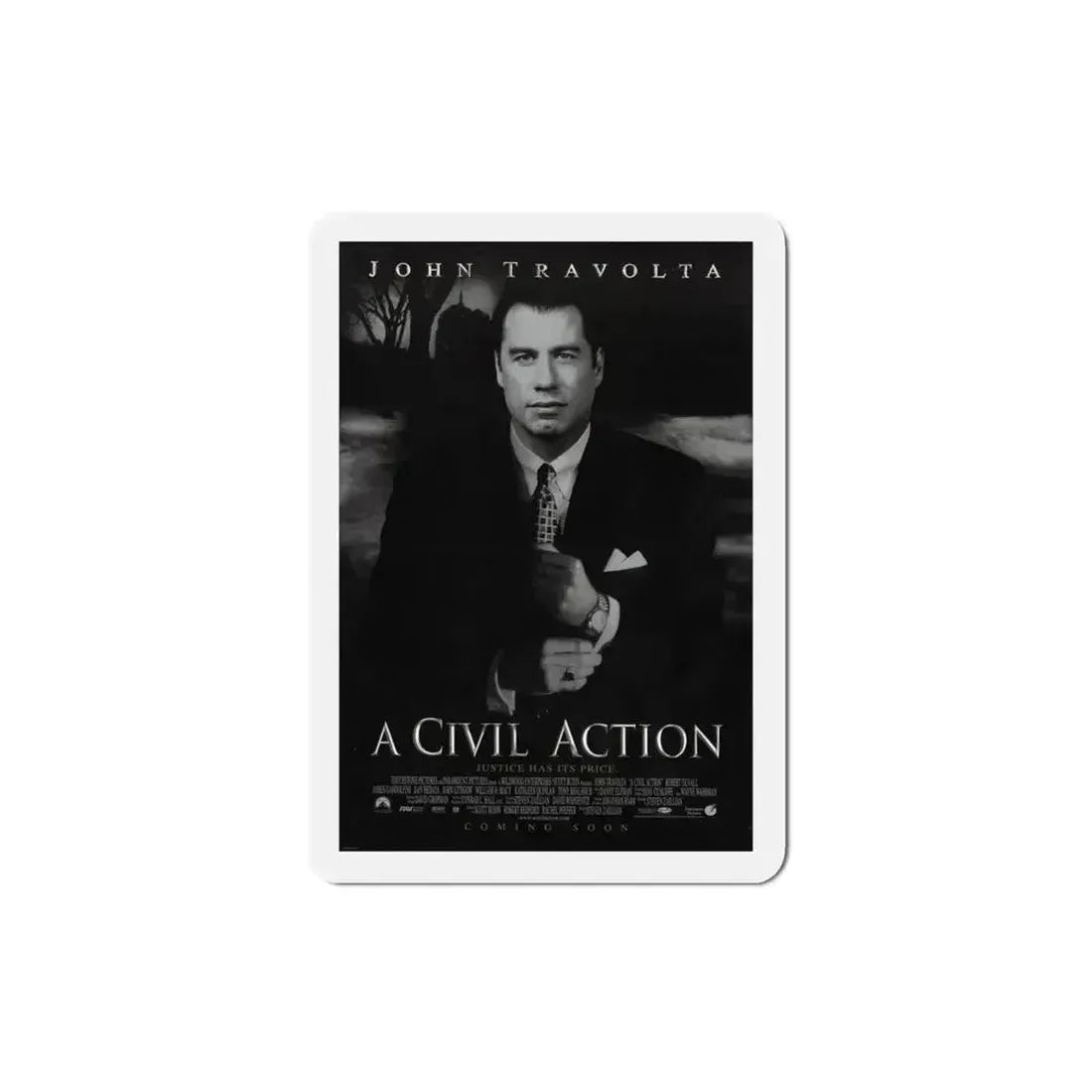 A Civil Action 1998 Movie Poster Refrigerator Magnet 3 Inch - The Sticker Space
