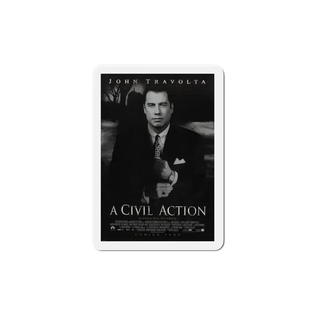 A Civil Action 1998 Movie Poster Refrigerator Magnet 6 Inch - The Sticker Space