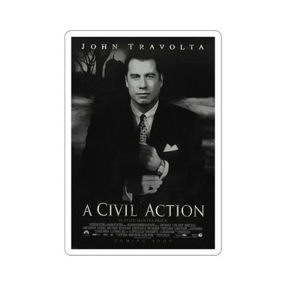 A Civil Action 1998 Movie Poster STICKER Vinyl Die-Cut Decal 4 Inch - The Sticker Space