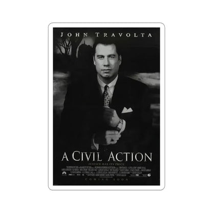 A Civil Action 1998 Movie Poster STICKER Vinyl Die-Cut Decal 5 Inch - The Sticker Space