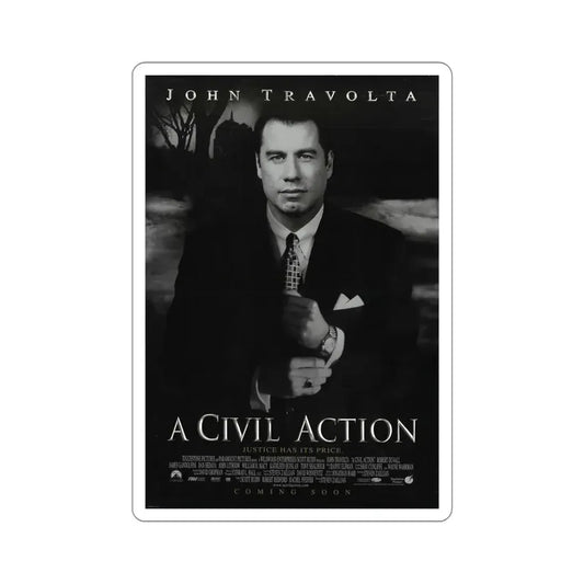 A Civil Action 1998 Movie Poster STICKER Vinyl Die-Cut Decal 6 Inch - The Sticker Space