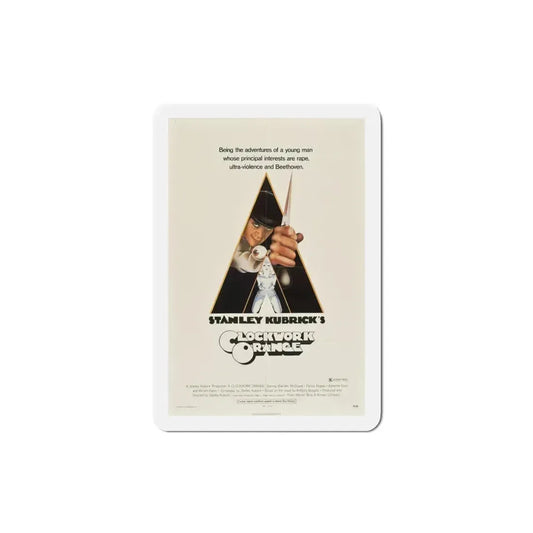 A Clockwork Orange 1971 Movie Poster Refrigerator Magnet 3 Inch - The Sticker Space