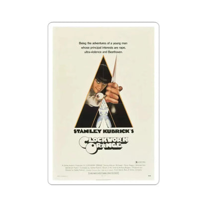 A Clockwork Orange 1971 Movie Poster STICKER Vinyl Die-Cut Decal 2 Inch - The Sticker Space