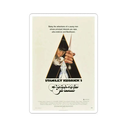 A Clockwork Orange 1971 Movie Poster STICKER Vinyl Die-Cut Decal - The Sticker Space