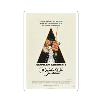 A Clockwork Orange 1971 Movie Poster STICKER Vinyl Die-Cut Decal - The Sticker Space
