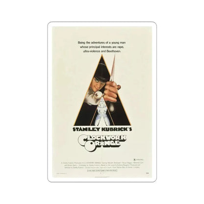 A Clockwork Orange 1971 Movie Poster STICKER Vinyl Die-Cut Decal - The Sticker Space