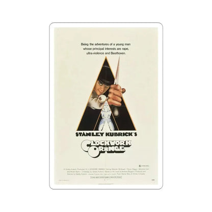 A Clockwork Orange 1971 Movie Poster STICKER Vinyl Die-Cut Decal - The Sticker Space