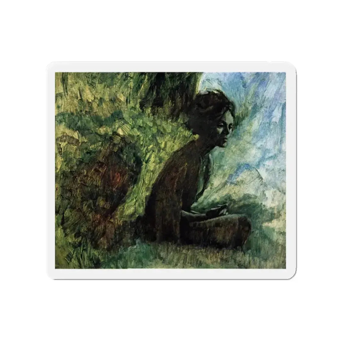 A Clue of Daffodils, Redbook, October 1937 (Magazine Illustration) Refrigerator Magnet - The Sticker Space