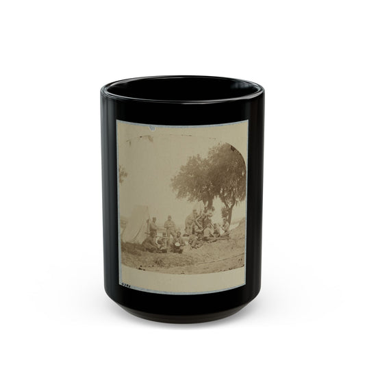 A Confederate Picket Post Near Charleston, S.C., 1861 (U.S. Civil War) Black Coffee Mug-15oz-The Sticker Space