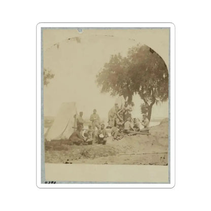 A Confederate Picket Post Near Charleston, S.C., 1861 (U.S. Civil War) STICKER Vinyl Kiss-Cut Decal 2 Inch White - The Sticker Space