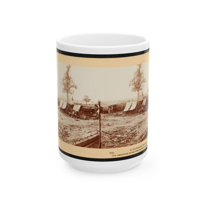 A Confederate Redoubt 001 (U.S. Civil War) White Coffee Mug-15oz-The Sticker Space