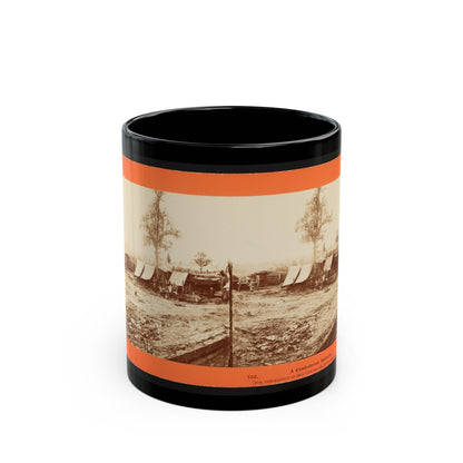 A Confederate Redoubt (U.S. Civil War) Black Coffee Mug-11oz-The Sticker Space