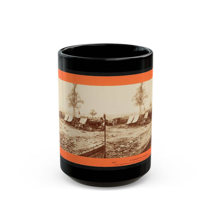 A Confederate Redoubt (U.S. Civil War) Black Coffee Mug-15oz-The Sticker Space