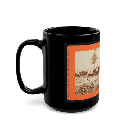 A Confederate Redoubt (U.S. Civil War) Black Coffee Mug-The Sticker Space