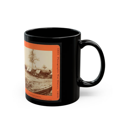 A Confederate Redoubt (U.S. Civil War) Black Coffee Mug-The Sticker Space