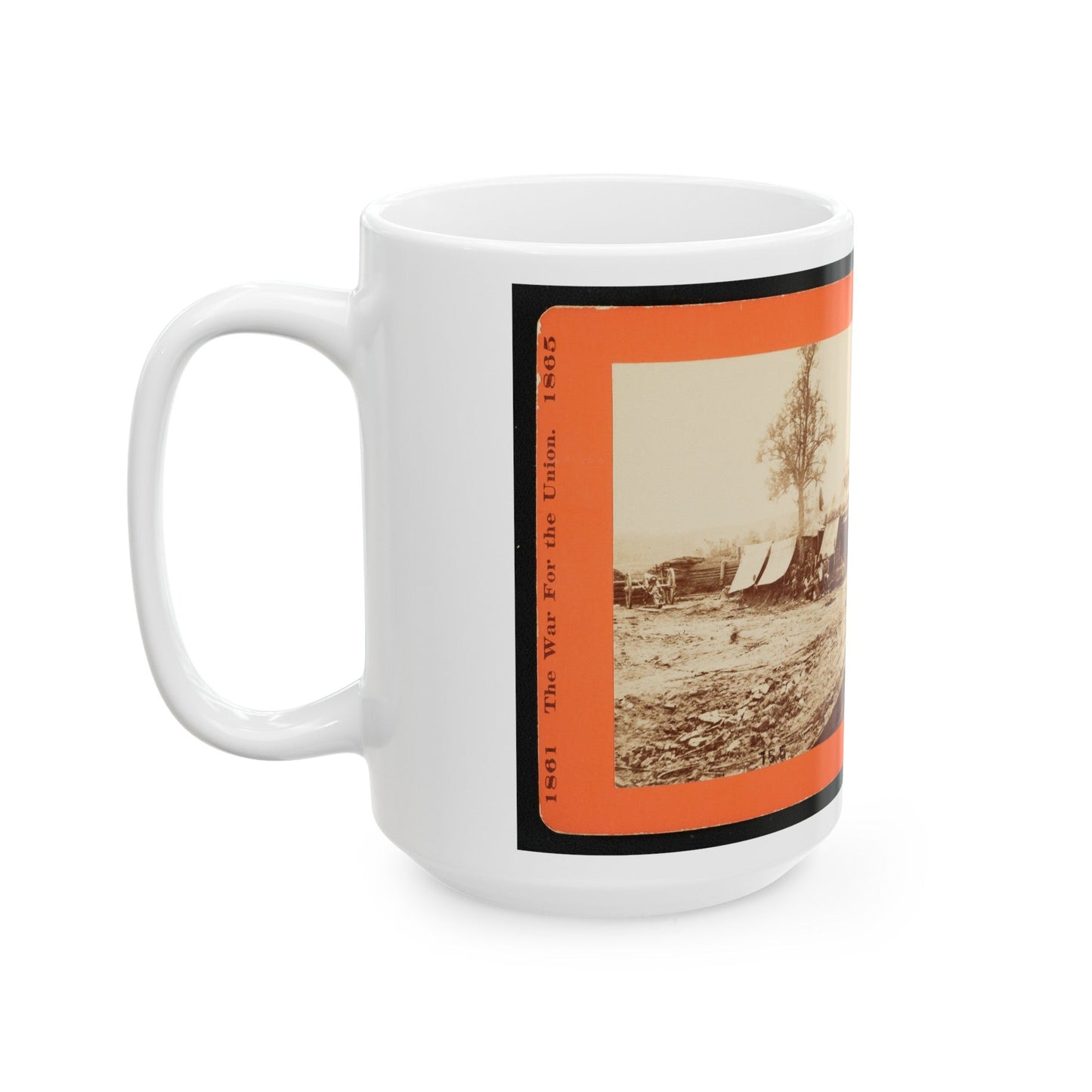 A Confederate Redoubt (U.S. Civil War) White Coffee Mug-The Sticker Space