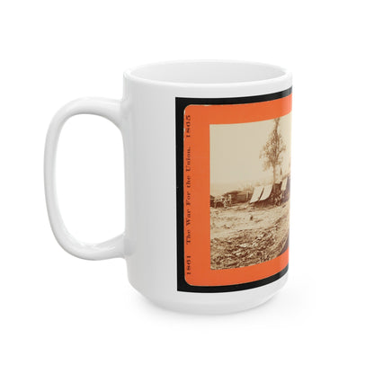 A Confederate Redoubt (U.S. Civil War) White Coffee Mug-The Sticker Space