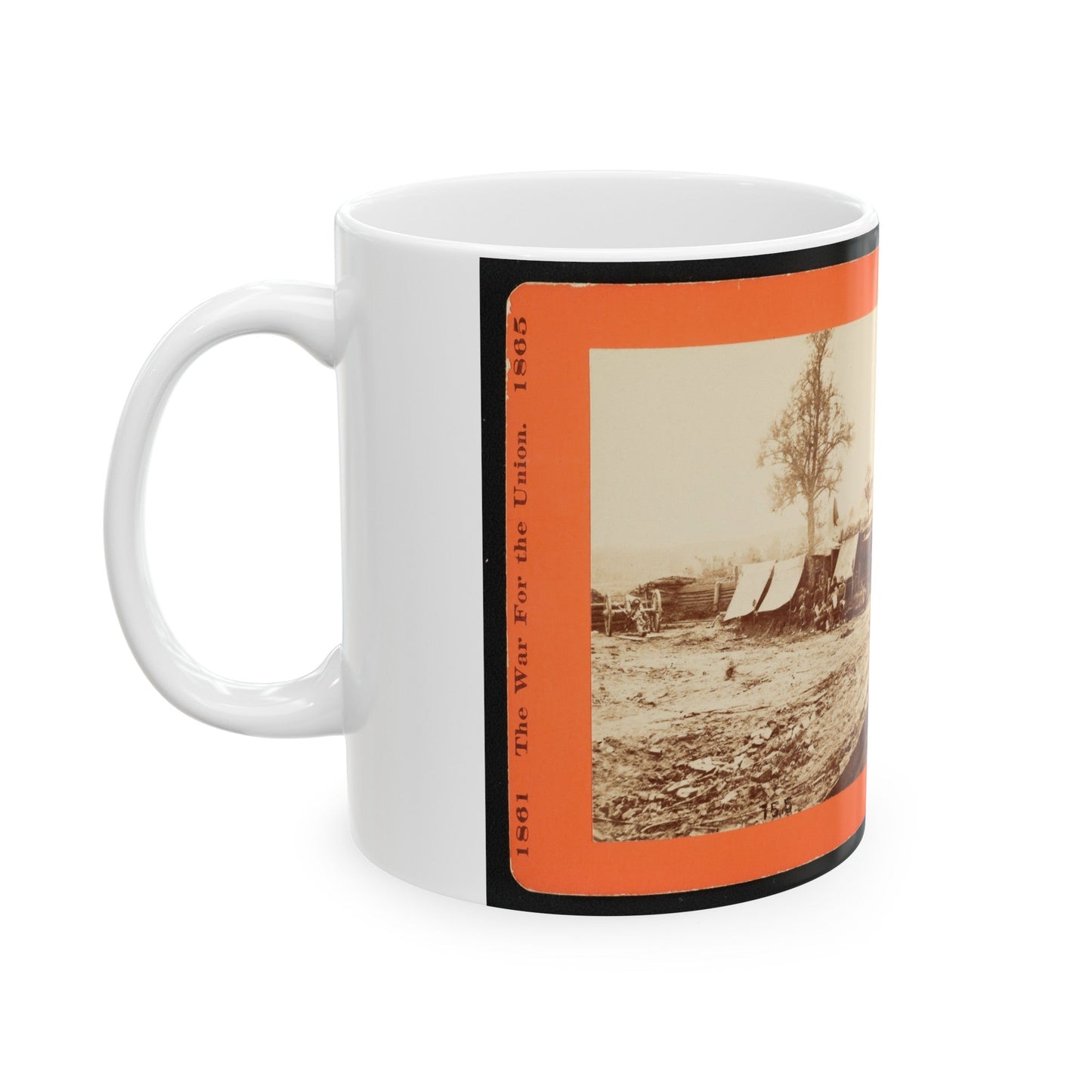 A Confederate Redoubt (U.S. Civil War) White Coffee Mug-The Sticker Space