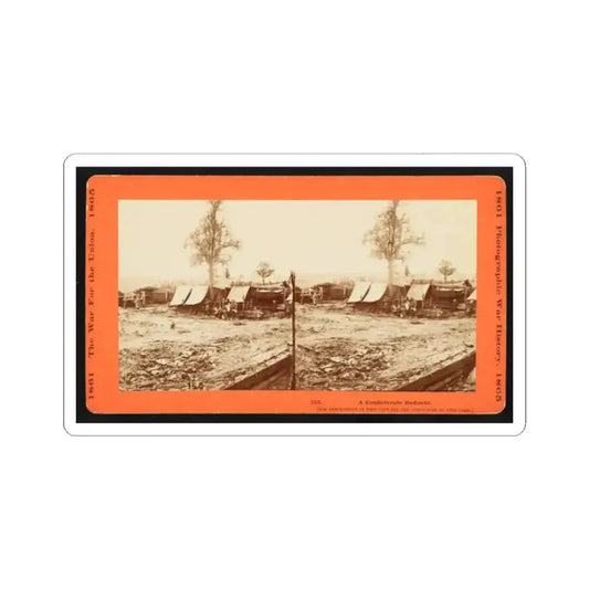A Confederate Redoubt (U.S. Civil War) STICKER Vinyl Kiss-Cut Decal 2 Inch White - The Sticker Space