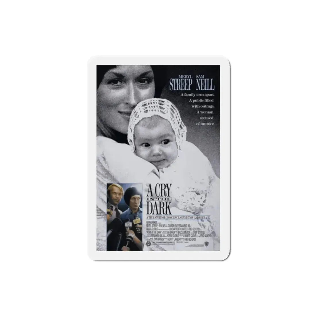 A Cry in the Dark 1988 Movie Poster Refrigerator Magnet 2 Inch - The Sticker Space