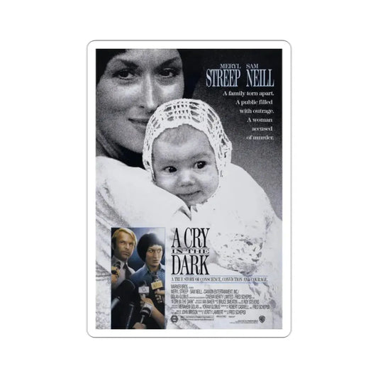 A Cry in the Dark 1988 Movie Poster STICKER Vinyl Die-Cut Decal 2 Inch - The Sticker Space
