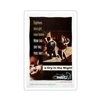 A Cry in the Night 1956 Movie Poster STICKER Vinyl Die-Cut Decal 5 Inch - The Sticker Space