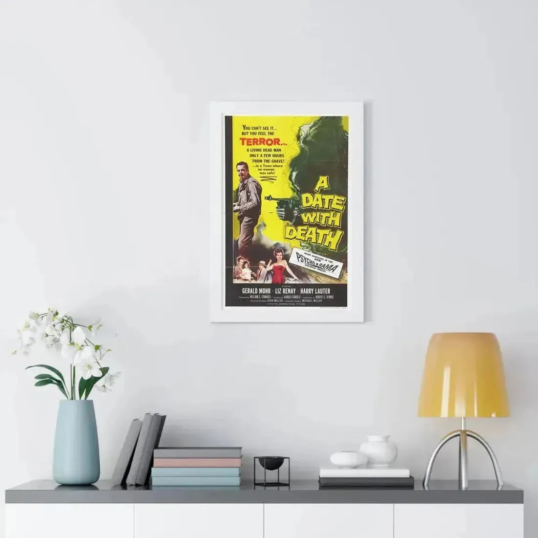 A DATE WITH DEATH 1959 - Framed Movie Poster - The Sticker Space