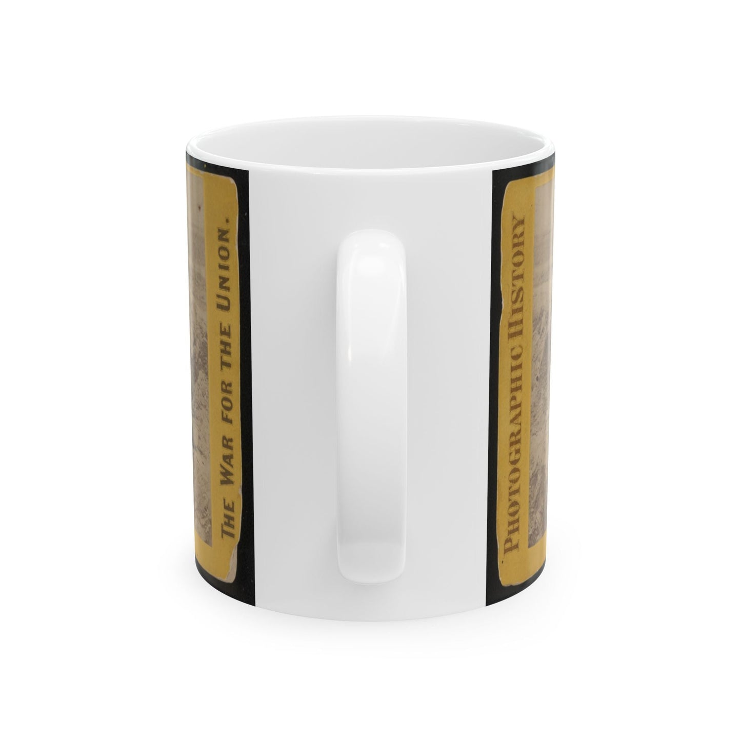 A Dead Rebel Soldier, As He Lay In The Trenches Of  Fort Hell (U.S. Civil War) White Coffee Mug