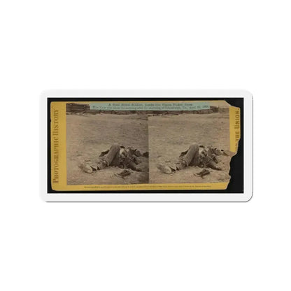 A Dead Rebel Soldier, Inside The Union Picket Lines (U.S. Civil War) Refrigerator Magnet - The Sticker Space