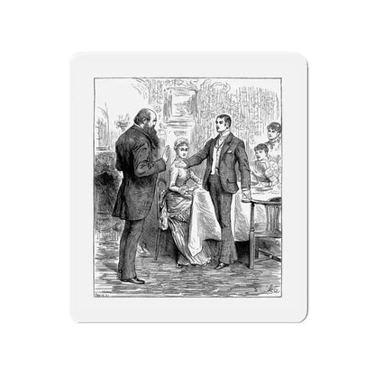 A Diamond In The Rough by Alice O'Hanlon, Cassell's Family Magazine 1885 (2) (Magazine Illustration) Refrigerator Magnet - The Sticker Space