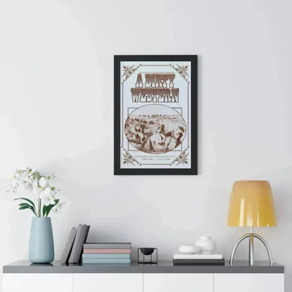A DIRTY WESTERN 1975 - Framed Movie Poster - The Sticker Space
