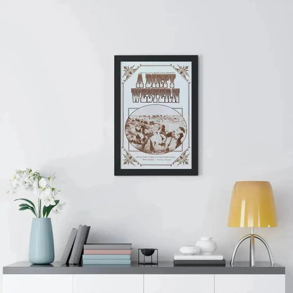 A DIRTY WESTERN 1975 - Framed Movie Poster - The Sticker Space