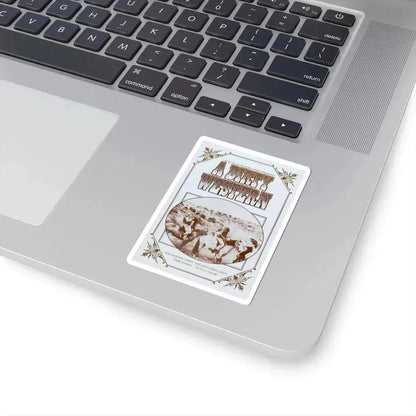 A DIRTY WESTERN 1975 Movie Poster - STICKER Vinyl Kiss-Cut Decal - The Sticker Space