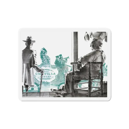 A Dog's Hind Legs (1), The American Magazine, January 1934 (Magazine Illustration) Refrigerator Magnet 4 Inch - The Sticker Space