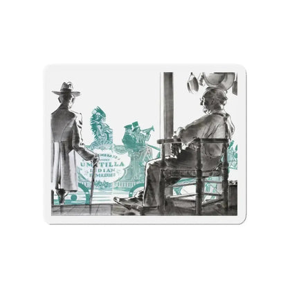 A Dog's Hind Legs (1), The American Magazine, January 1934 (Magazine Illustration) Refrigerator Magnet - The Sticker Space