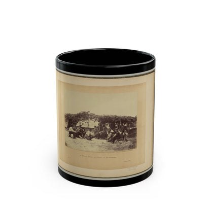 A Fancy Group, In Front Of Petersburg (U.S. Civil War) Black Coffee Mug