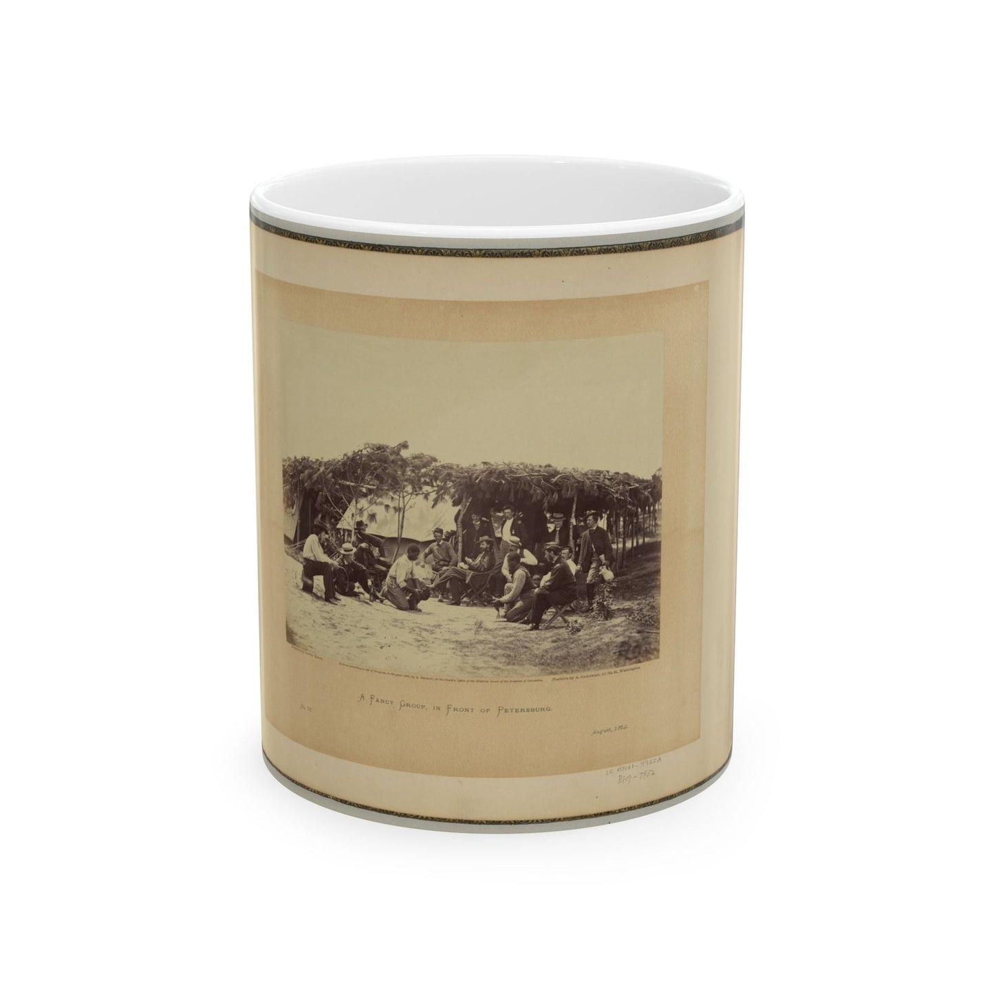 A Fancy Group, In Front Of Petersburg (U.S. Civil War) White Coffee Mug