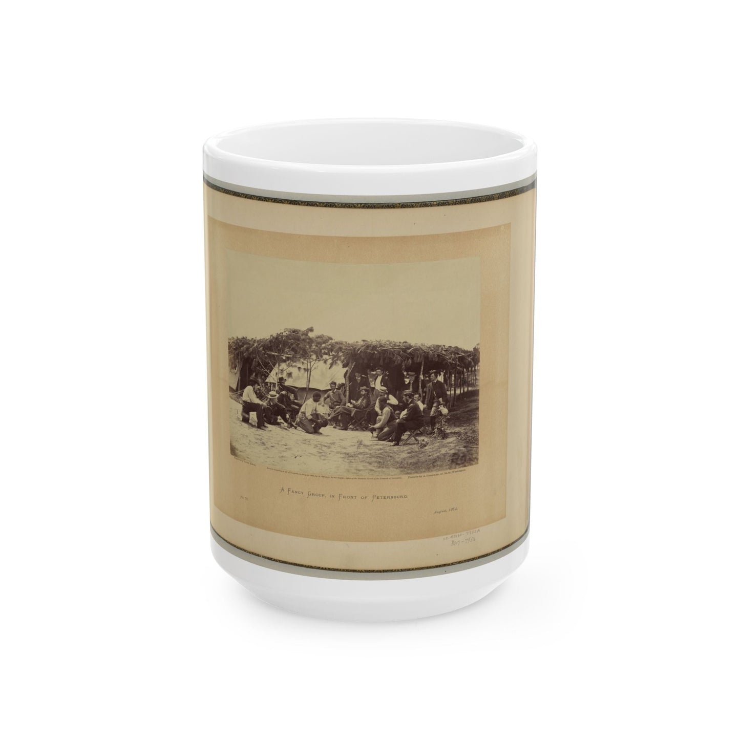 A Fancy Group, In Front Of Petersburg (U.S. Civil War) White Coffee Mug